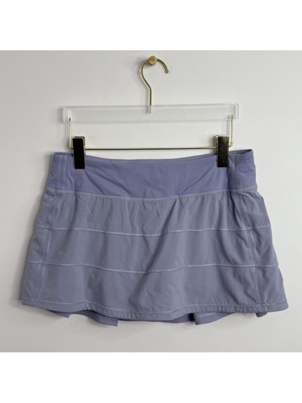 Lululemon Pace Rival Skirt Reg Light Purple Lilac Women's Sz 8 Tennis Pickleball